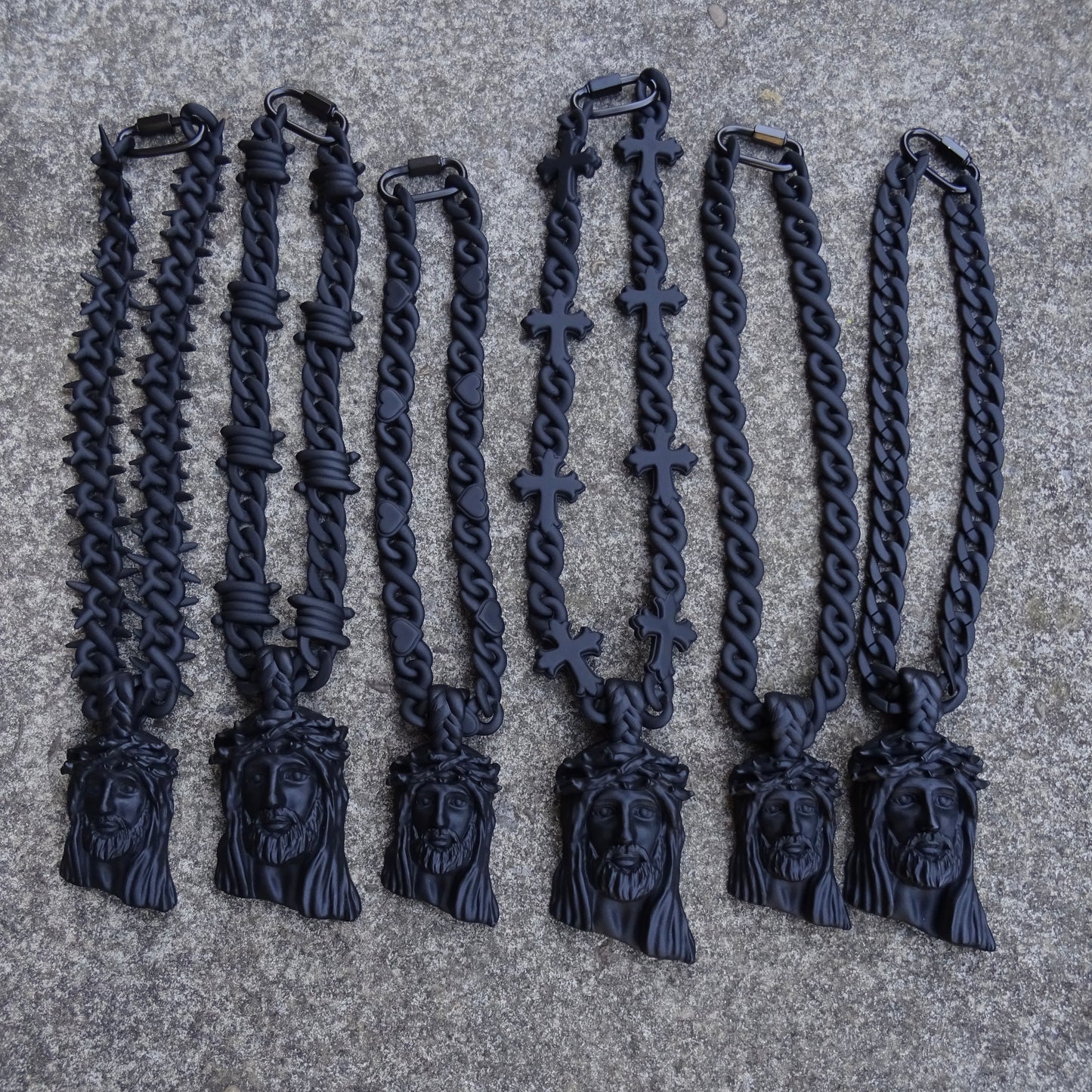 Black Jesus Piece Pendant
