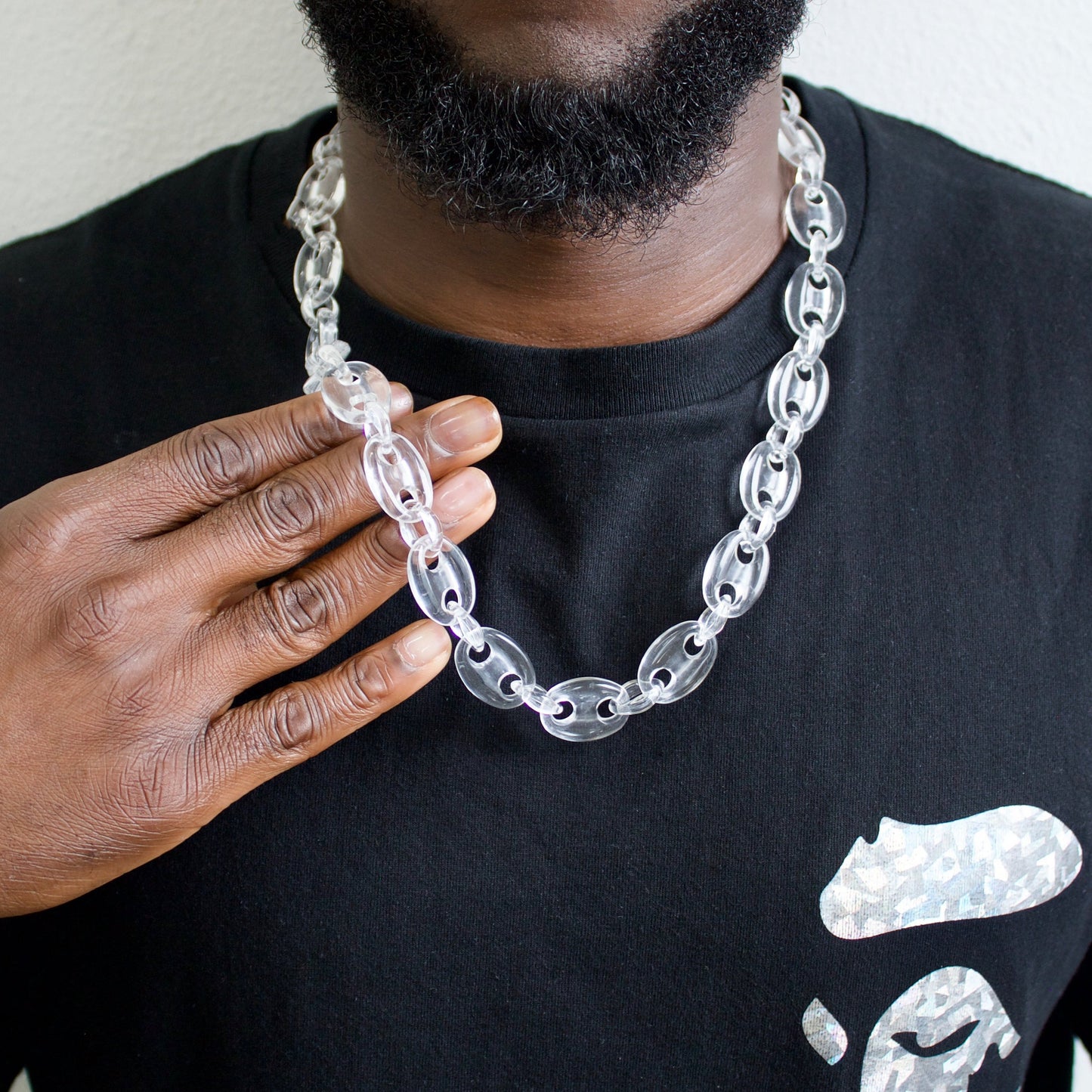 Clear Gucci Link Chain