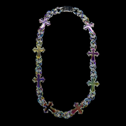 Iridescent Infinity Cross Chain