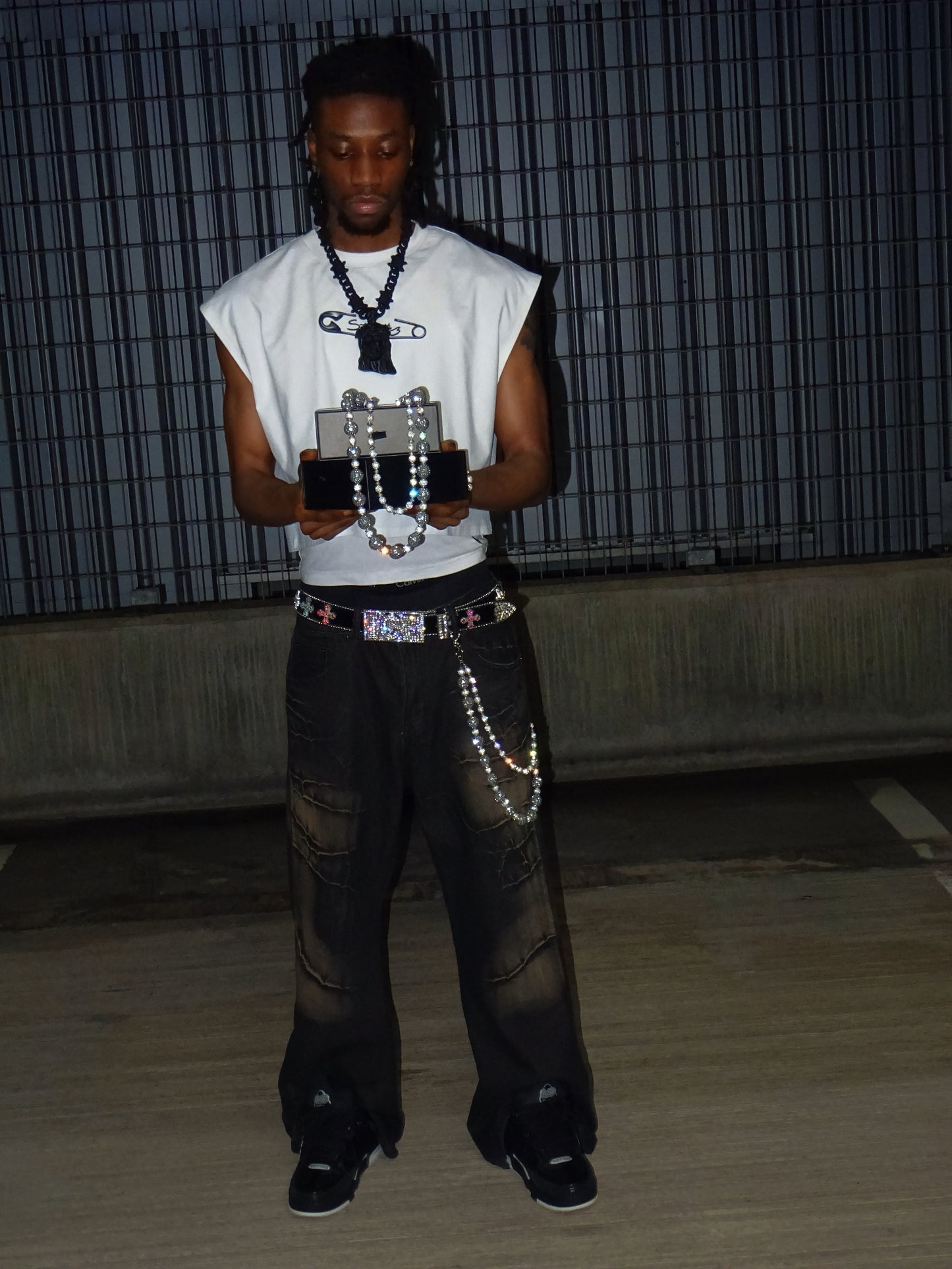 Frosted Galaxy Pocket Chain