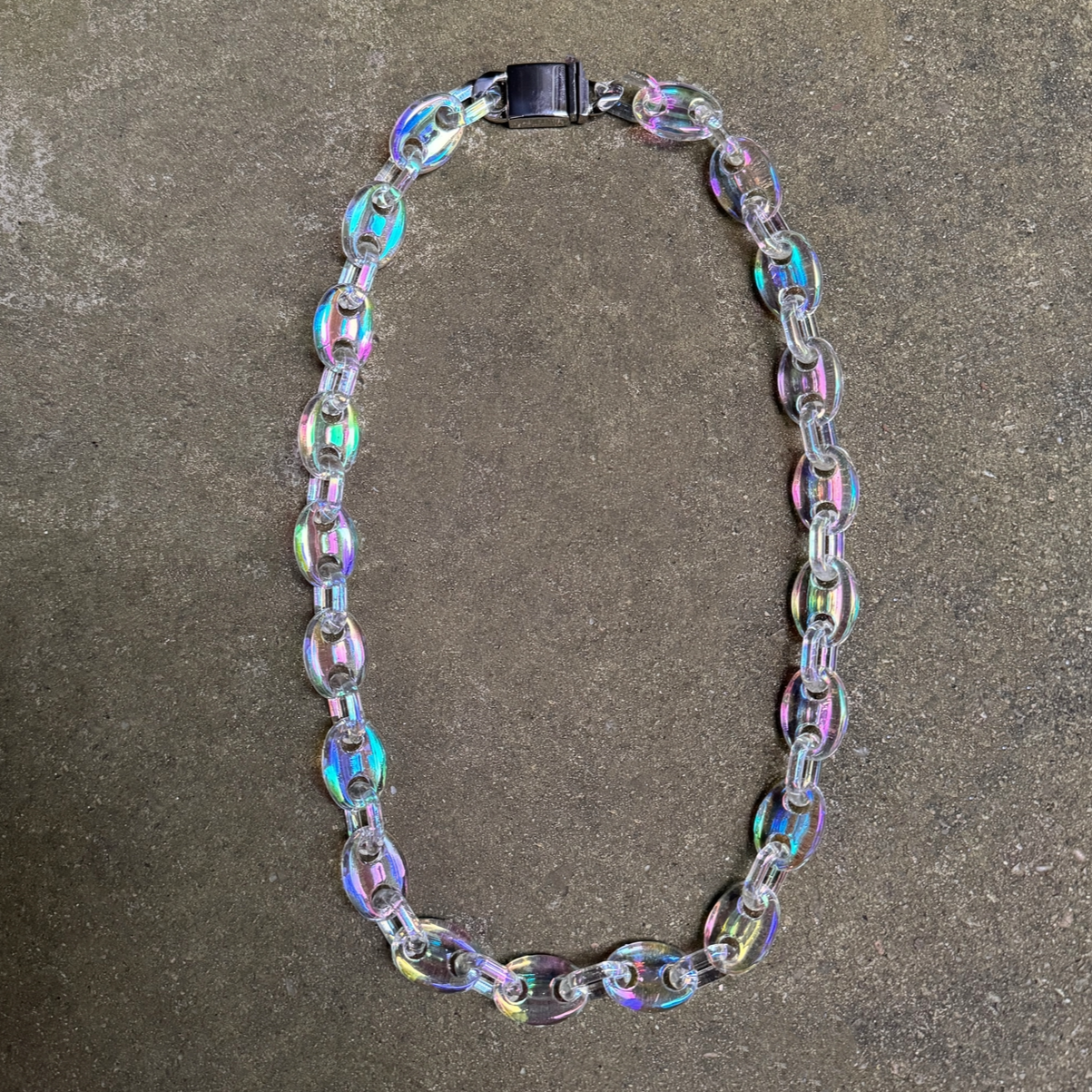 Iridescent Gucci Link Chain