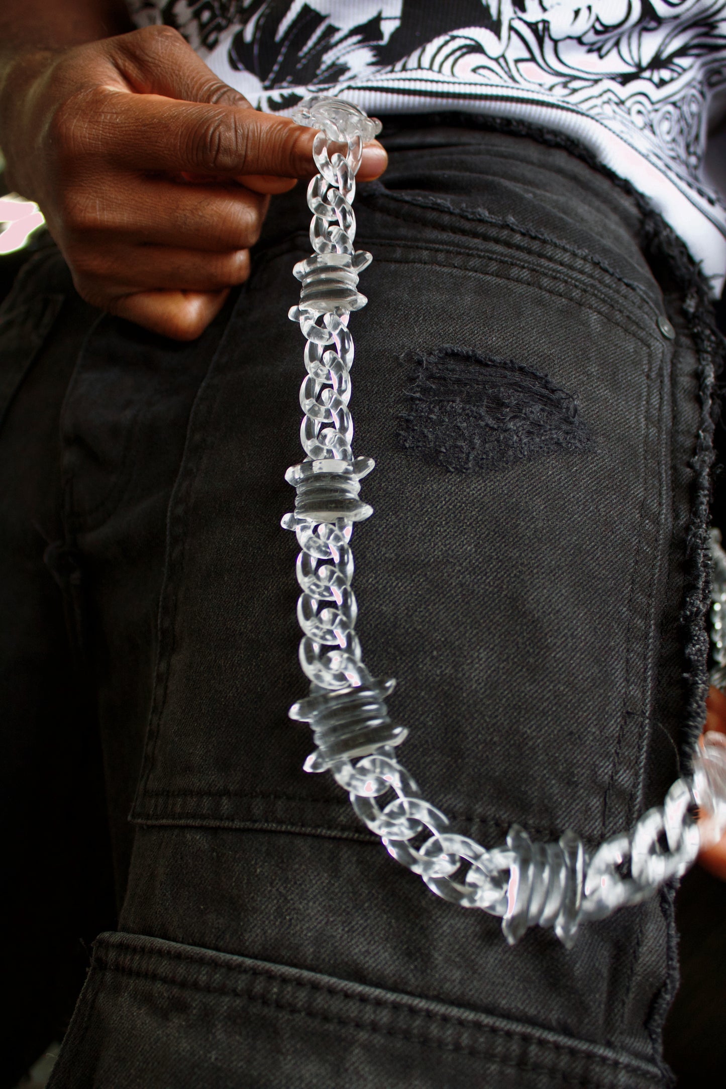 Clear Pocket Chains